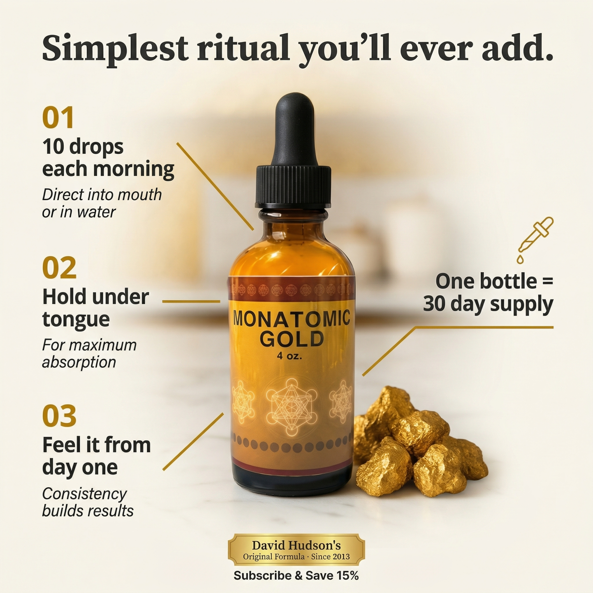 Monatomic Gold - Unlock Your True Potential
